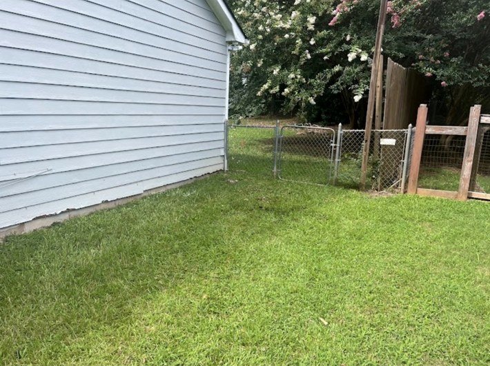 After yard junk removal